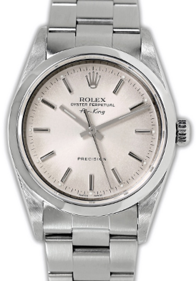 Pre-Owned Rolex Air King 14000M Steel Year 2001 2001